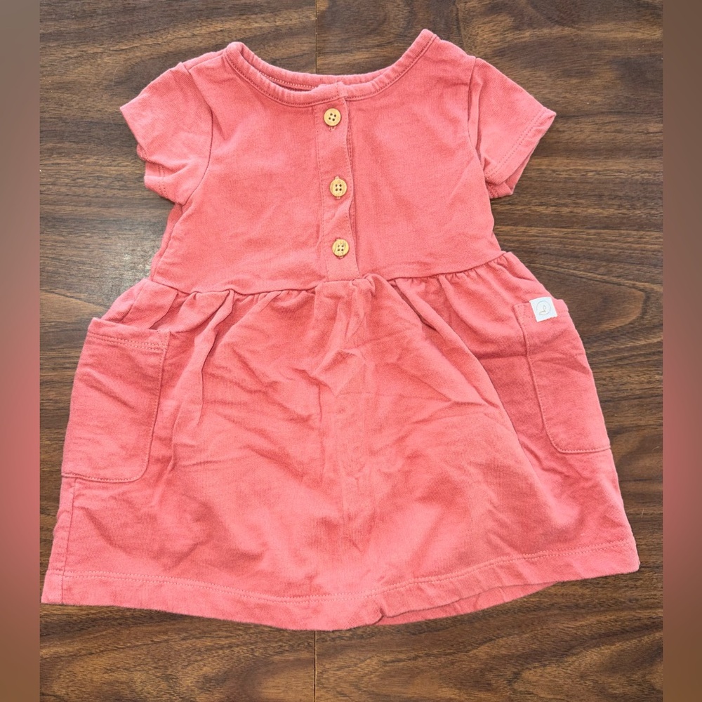 Little Planet Rosy Red Pocket Dress